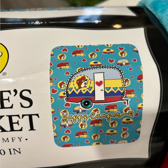 Bucees Happy Camper Blanket - Picture 4 of 4